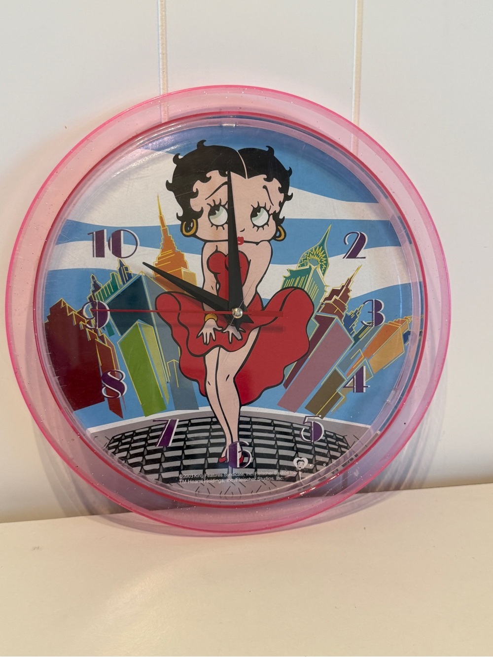 Betty Boop Maryland Style In The City Wall Clock Collectible Vintage Pre-Owned